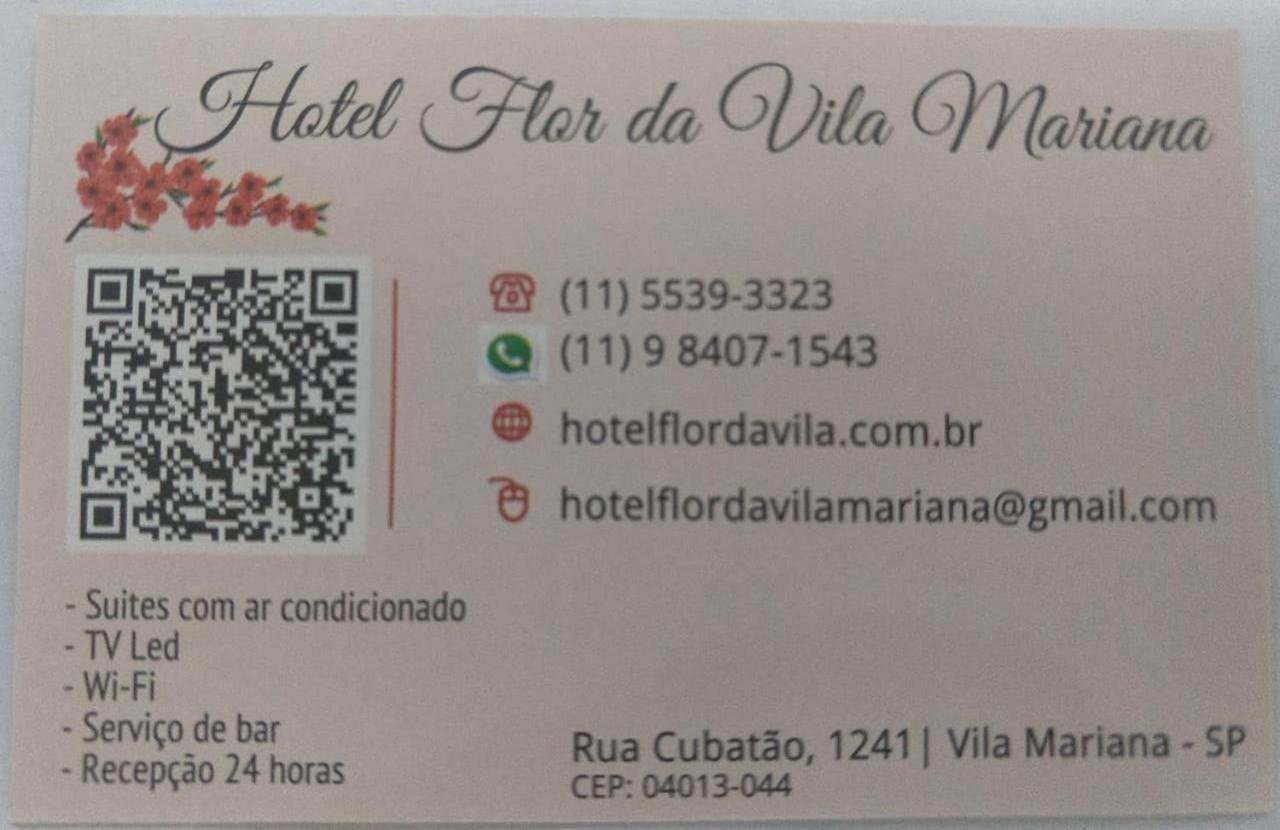 Hotel Flor Da Vila Mariana São Paulo Ngoại thất bức ảnh